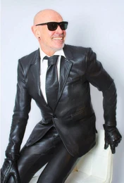 Lederjacke Vancouver Leder-Sakko in Edel-Business Stylein schwarz fr Herren