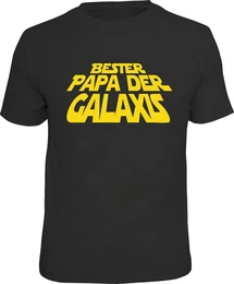 T-Shirt fr Vter: bester Papa der Galaxis