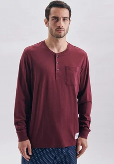 seidensticker Pyjama Schwarze Rose