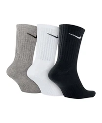 Nike Sportswear Freizeitsocken Value Cushioned Crew (3er Pack) Grau/Schwarz/Weiß/Dunkelgrau/Dunkelblau