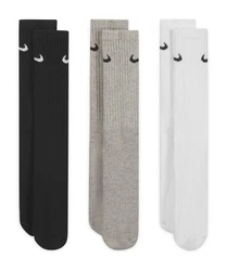 Nike Sportswear Freizeitsocken Value Cushioned Crew (3er Pack) Grau/Schwarz/Weiß/Dunkelgrau/Dunkelblau