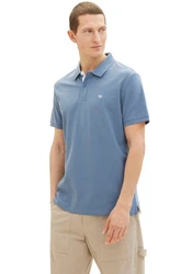 TOM TAILOR Poloshirt Hellblau/Blau/Grau