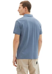 TOM TAILOR Poloshirt Hellblau/Blau/Grau