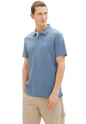 TOM TAILOR Poloshirt Hellblau/Blau/Grau