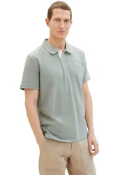 TOM TAILOR Poloshirt Grün/Hellgrün