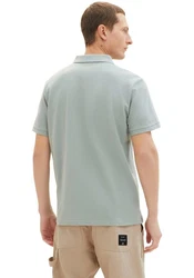 TOM TAILOR Poloshirt Grün/Hellgrün