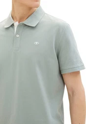TOM TAILOR Poloshirt Grün/Hellgrün