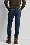 bugatti 5-Pocket Jeans Blau/Dunkelblau/Dunkelrot