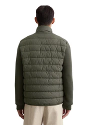 Marc O'Polo Steppjacke Zwei-Wege-Zipper Dunkelgrün/Grün/Khaki