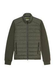 Marc O'Polo Steppjacke Zwei-Wege-Zipper Dunkelgrün/Grün/Khaki