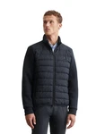 Marc O'Polo Steppjacke Zwei-Wege-Zipper Hellblau/Dunkelblau