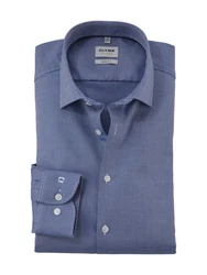 OLYMP Businesshemd Level Five body fit mit Struktur Dunkelblau/Pastell/Blau/Grau/Hellblau