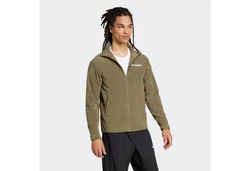 adidas TERREX Fleecejacke MT ESS FZ FL Dunkelgrün/Khaki