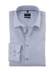 OLYMP Businesshemd No 6 six Grau/Hellblau/Blau