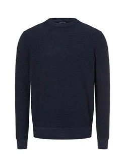 Andrew James Strickpullover Dunkelblau/Blau