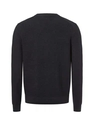 Andrew James Strickpullover Dunkelblau/Dunkelgrau/Schwarz/Grau