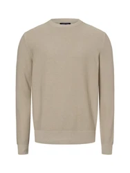 Andrew James Strickpullover Khaki/Beige/Braun