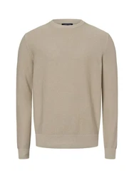 Andrew James Strickpullover Khaki/Beige/Braun