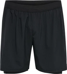 hummel NewLine Laufshorts Core 2-IN-1 Short Running Schwarz/Dunkelblau/Grau/Grün/Dunkelgrau