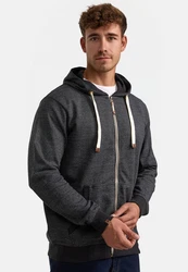 Indicode Sweatjacke INBaustian Dunkelgrau/Grau/Hellgrau
