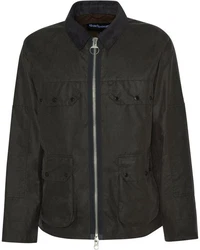 Barbour Allwetterjacke Re-Engineered Short Bedale Dunkelgrün/Khaki