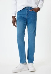 Koton Slim-fit-Jeans Normale Leibhöhe Slim Weiß/Creme/Hellblau/Blau