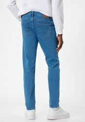Koton Slim-fit-Jeans Normale Leibhöhe Slim Weiß/Creme/Hellblau/Blau