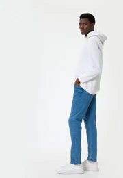 Slim-fit-Jeans Normale Leibhhe Slim