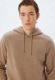 Kapuzensweatshirt Kapuzenkragen Softshell