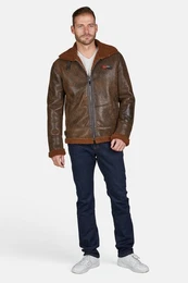 Lederjacke CUBA aus hochwertigem Antikleder