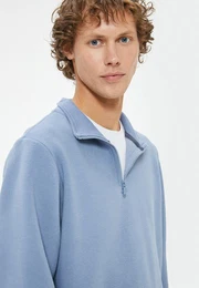 Sweatshirt Halbreiverschluss Softshell