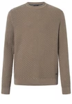 JOOP! Strickpullover Wanjo Khaki/Braun/Grau/Beige