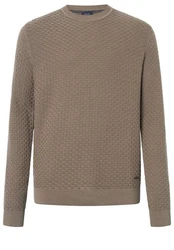 JOOP! Strickpullover Wanjo Khaki/Braun/Grau/Beige