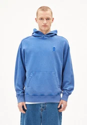 Armedangels Sweatshirt EMAAL HOODIE GMT DYE Herren Blau/Hellblau