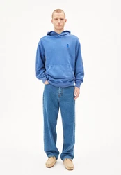 Armedangels Sweatshirt EMAAL HOODIE GMT DYE Herren Blau/Hellblau