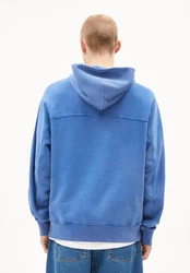 Armedangels Sweatshirt EMAAL HOODIE GMT DYE Herren Blau/Hellblau