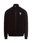 Karl Lagerfeld Sweatjacke hellgrau/schwarz/weiß