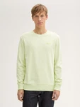 TOM TAILOR Sweatshirt mit Logo-Print Neonfarben/Hellgrün/Grün