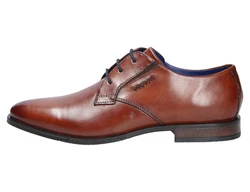 bugatti Schnürschuh Klassischer Schnitt Braun/Orange/Hellblau/Beige