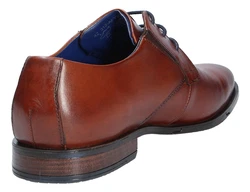 bugatti Schnürschuh Klassischer Schnitt Braun/Orange/Hellblau/Beige