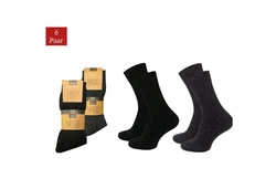 NERS Arbeitssocken Wintersocken Extra Warm Schwarz/Grau