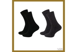 NERS Arbeitssocken Wintersocken Extra Warm Schwarz/Grau