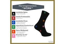 NERS Arbeitssocken Wintersocken Extra Warm 
