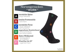 NERS Arbeitssocken Wintersocken Extra Warm 