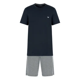 Shorty Pyjama-Set (2 tlg) mit gemustertem Tragebeutel