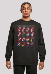 F4NT4STIC Sweatshirt The Rolling Stones Voodoo Lounge Schwarz/Rot