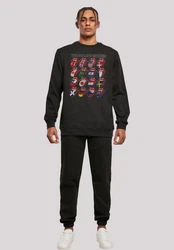 F4NT4STIC Sweatshirt The Rolling Stones Voodoo Lounge Schwarz/Rot