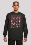 F4NT4STIC Sweatshirt The Rolling Stones Voodoo Lounge Schwarz/Rot