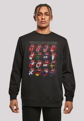 F4NT4STIC Sweatshirt The Rolling Stones Voodoo Lounge Schwarz/Rot