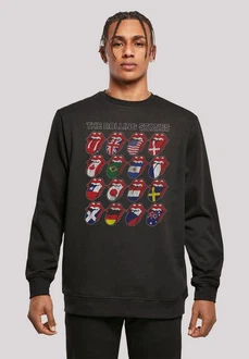 F4NT4STIC Sweatshirt The Rolling Stones Voodoo Lounge Schwarz/Rot F4NT4STIC Sweatshirt The Rolling Stones Voodoo Lounge Schwarz/Rot